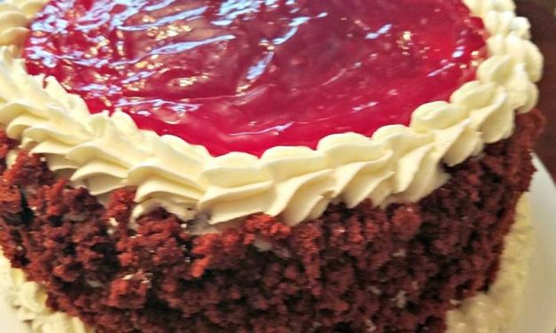 Red Velvet Cherry Cheesecake by Karen Capehart