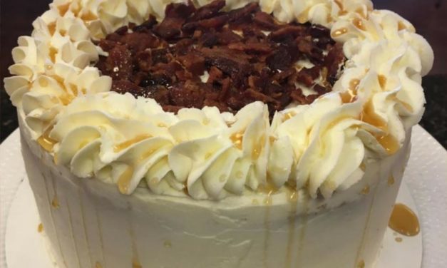 Pancake and Bacon Cake by Sharndell Lowe