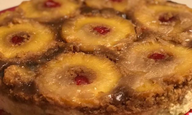 Pineapple Upside Down Cheesecake by Janét Williams