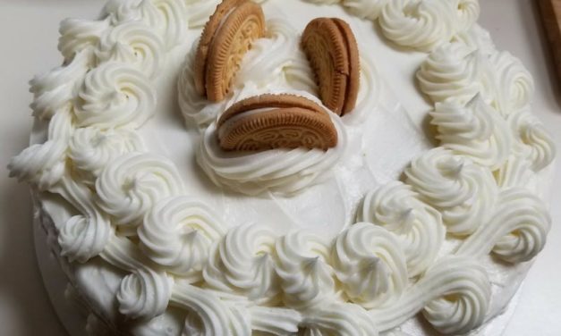 Vanilla Oreo Cake by Carolyn Burris