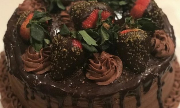 Chocolate Strawberry Dream Cake by Misha Moore