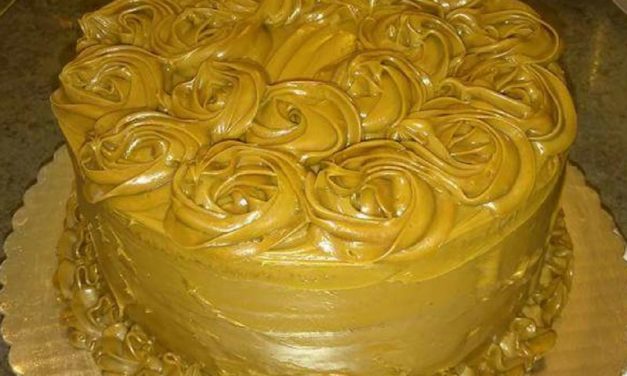 Salted Caramel Cake by La-Tanya Steele