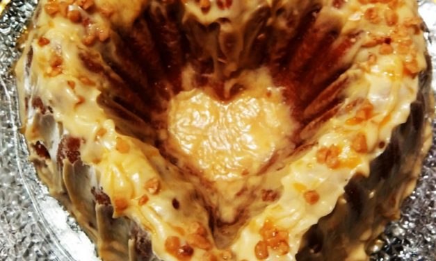 Butter Toffee Cake with Salted Caramel Glaze by Sheryl Campbell