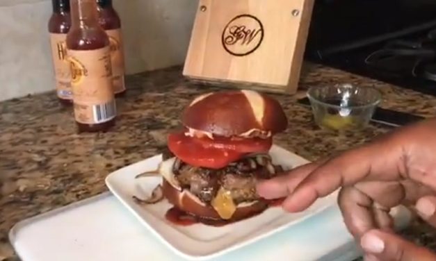 BBQ Juicy Lucy Cheeseburger