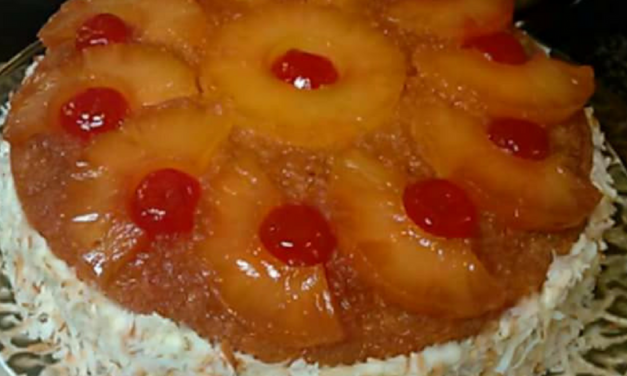 Roberta Black’s Coconut & Pineapple Upside Down Cake
