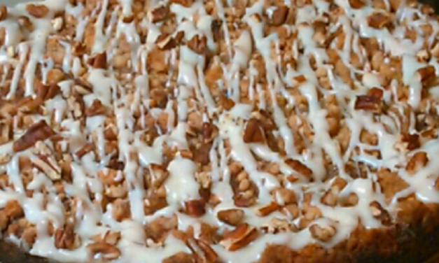 Roberta Black’s Apple Pie Bread Pudding with Streusel Topping