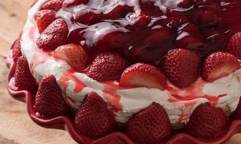 No Bake Double Strawberry Cheesecake Recipe