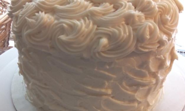 Chocolate Cake with White Chocolate Buttercream Frosting by Linda Green