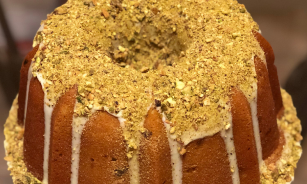 Pistachio Pound Cake by Sharon Thomas