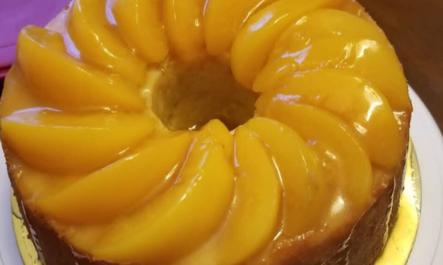 Peach Cobbler Pound Cake by Kim Adams